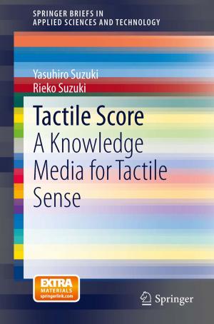 Cover of the book Tactile Score by Teruo Matsushita
