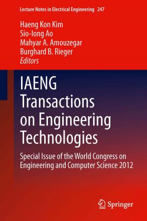 Cover of the book IAENG Transactions on Engineering Technologies by P.L. Bourgeois
