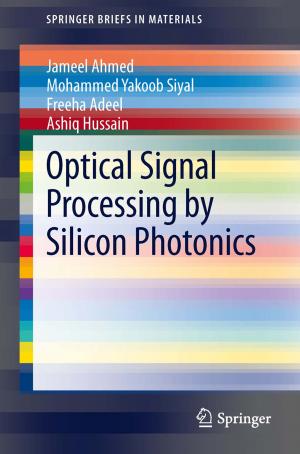 Cover of the book Optical Signal Processing by Silicon Photonics by Seunghee Han