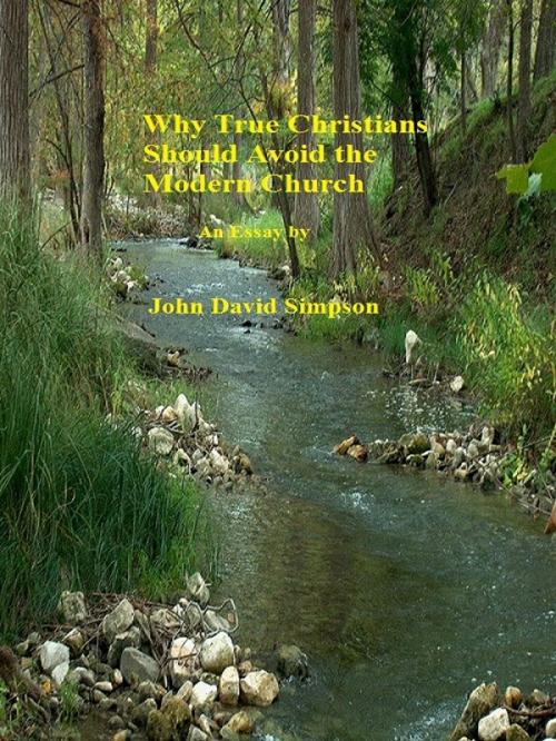 Cover of the book Why True Christians Should Avoid The Modern Church by John David Simpson, John David Simpson