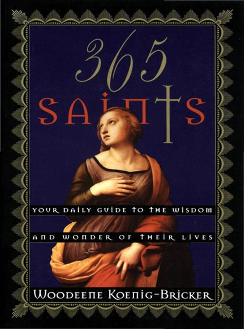 Cover of the book 365 Saints by Woodeene Koenig-Bricker, HarperOne