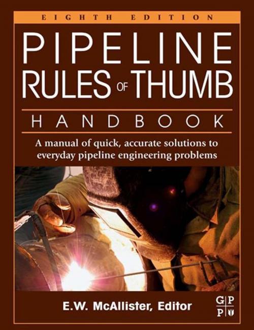 Cover of the book Pipeline Rules of Thumb Handbook by E.W. McAllister, Elsevier Science