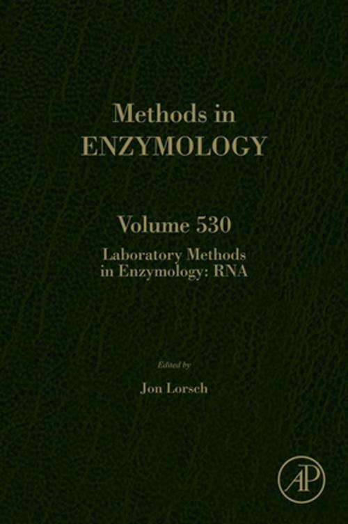Cover of the book Laboratory Methods in Enzymology: RNA by Jon Lorsch, Elsevier Science