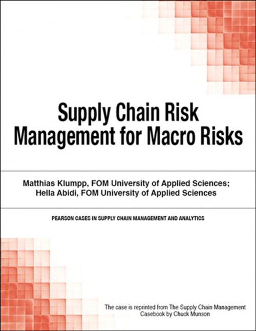 Cover of the book Supply Chain Risk Management for Macro Risks by Chuck Munson, Pearson Education