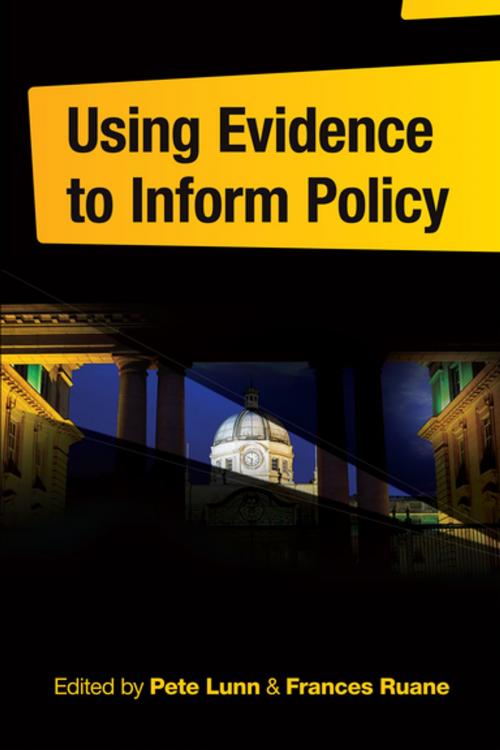 Cover of the book Using Evidence to Inform Policy by Frances Ruane, Dr Pete Lunn, Gill Books