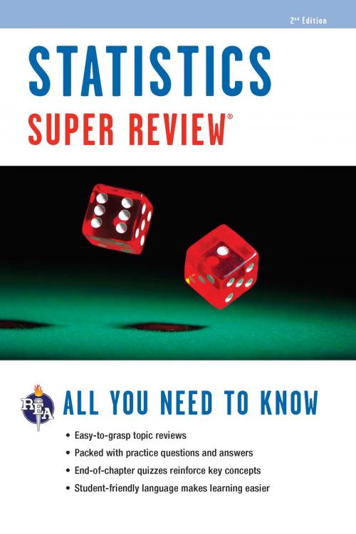 Cover of the book Statistics Super Review, 2nd Ed. by The Editors of REA, Research & Education Association