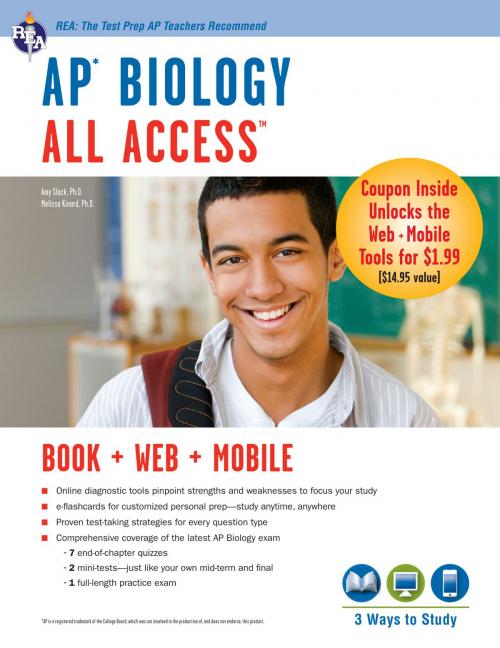Cover of the book AP Biology All Access by Amy Slack, Melissa Kinard, Research & Education Association