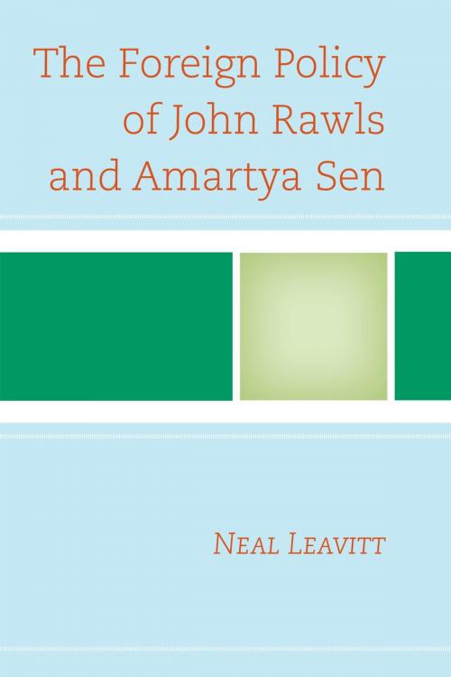 Cover of the book The Foreign Policy of John Rawls and Amartya Sen by Neal Leavitt, Lexington Books