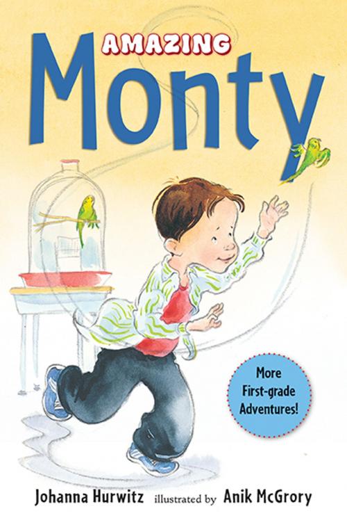 Cover of the book Amazing Monty by Johanna Hurwitz, Candlewick Press