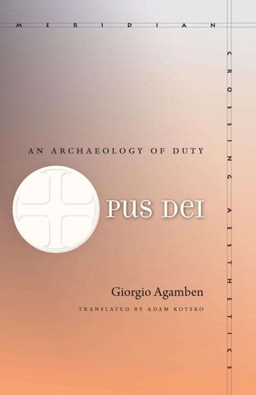 Cover of the book Opus Dei by Giorgio Agamben, Stanford University Press