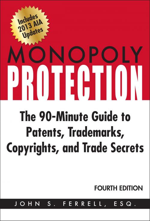 Cover of the book Monopoly Protection: The 90-Minute Guide to Patents, Trademarks, Copyrights, and Trade Secrets by John S. Ferrell, Esq., John S. Ferrell, Esq.
