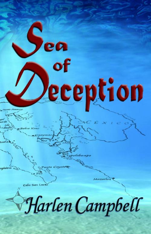 Cover of the book Sea of Deception by Harlen Campbell, Red Hand Productions