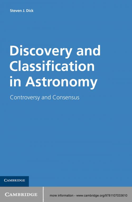 Cover of the book Discovery and Classification in Astronomy by Steven J. Dick, Cambridge University Press