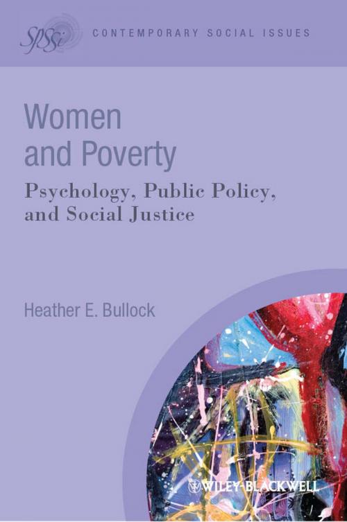 Cover of the book Women and Poverty by Heather E. Bullock, Wiley