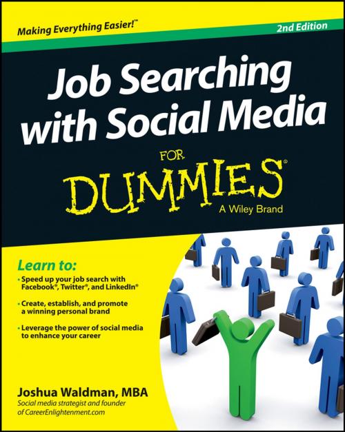 Cover of the book Job Searching with Social Media For Dummies by Joshua Waldman, Wiley