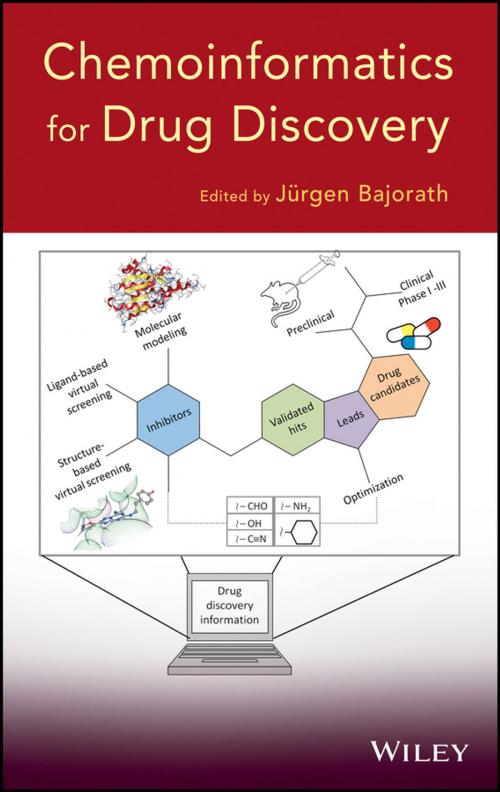 Cover of the book Chemoinformatics for Drug Discovery by Jürgen Bajorath, Wiley