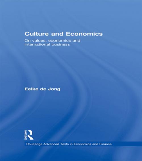 Cover of the book Culture and Economics by Eelke de Jong, Taylor and Francis