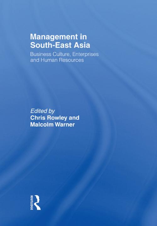 Cover of the book Management in South-East Asia by , Taylor and Francis