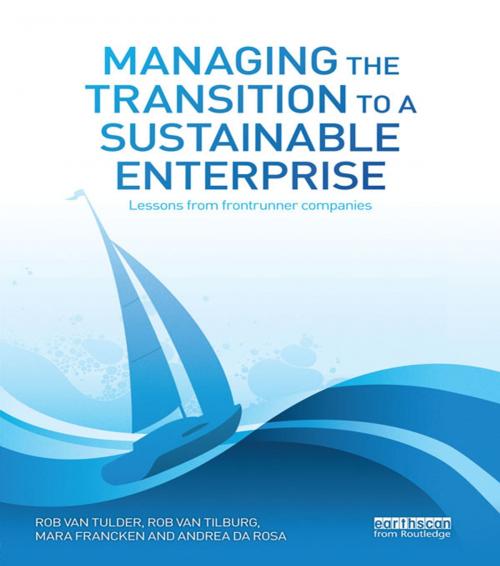 Cover of the book Managing the Transition to a Sustainable Enterprise by Rob van Tulder, Rob van Tilburg, Mara Francken, Andrea da Rosa, Taylor and Francis