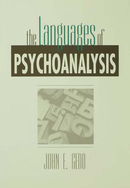 Cover of the book The Languages of Psychoanalysis by John E. Gedo, Taylor and Francis
