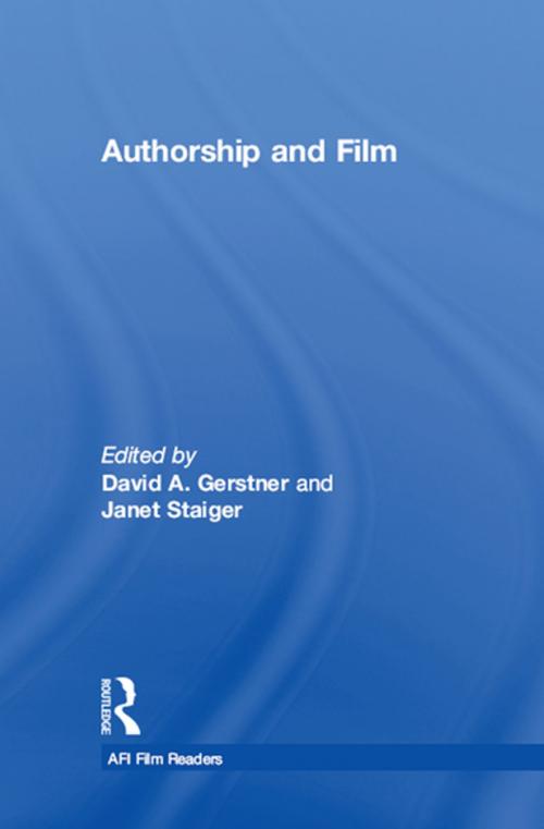 Cover of the book Authorship and Film by , Taylor and Francis