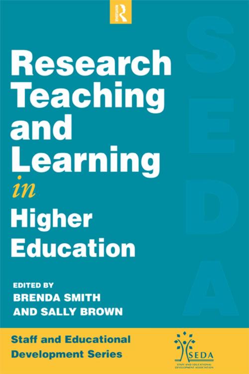 Cover of the book Research, Teaching and Learning in Higher Education by , Taylor and Francis