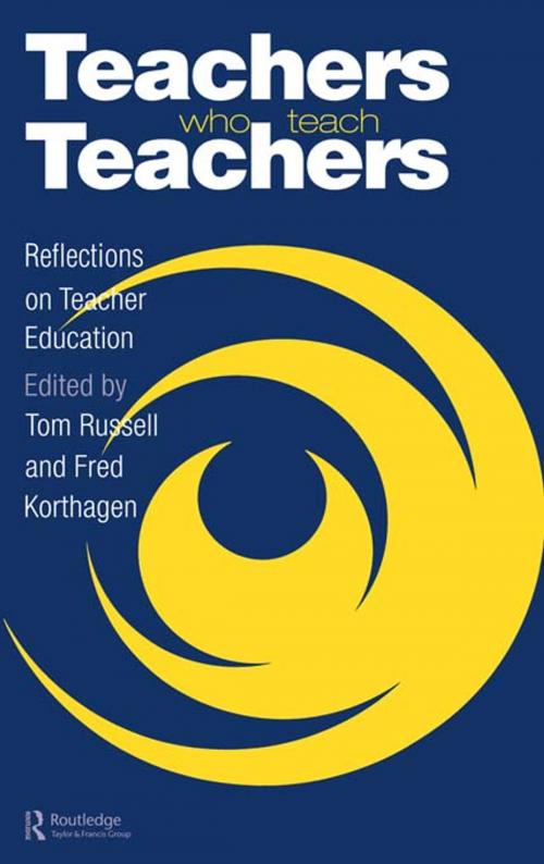 Cover of the book Teachers Who Teach Teachers by , Taylor and Francis
