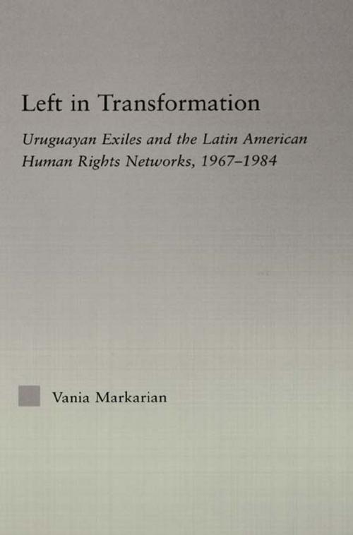 Cover of the book Left in Transformation by Vania Markarian, Taylor and Francis