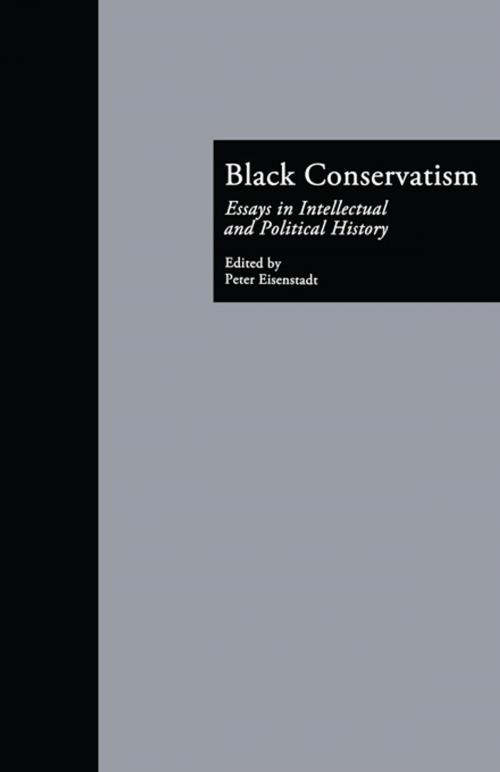 Cover of the book Black Conservatism by , Taylor and Francis