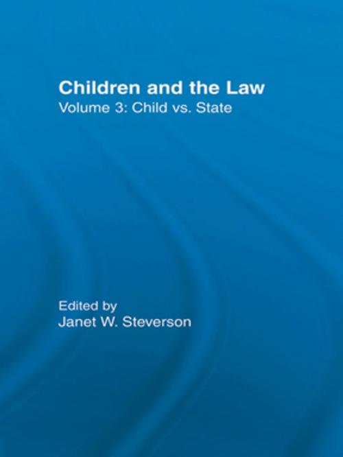 Cover of the book Child vs. State by , Taylor and Francis