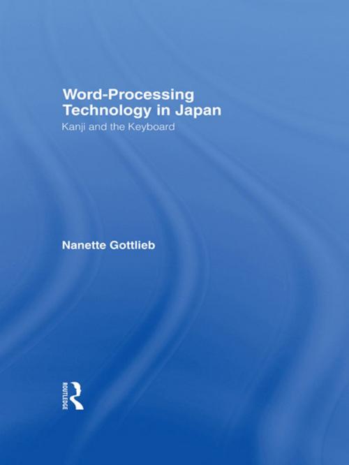 Cover of the book Word-Processing Technology in Japan by Nanette Gottlieb, Taylor and Francis