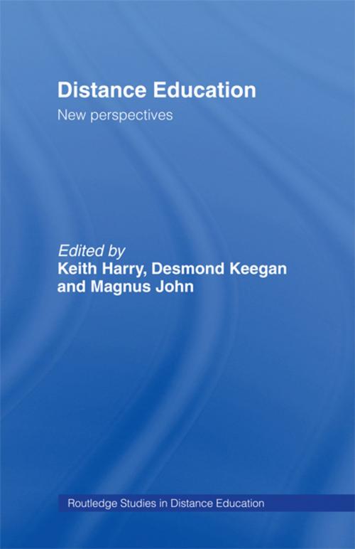 Cover of the book Distance Education: New Perspectives by , Taylor and Francis