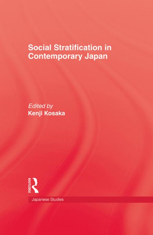 Cover of the book Social Stratification In Japan by Kosaka, Taylor and Francis