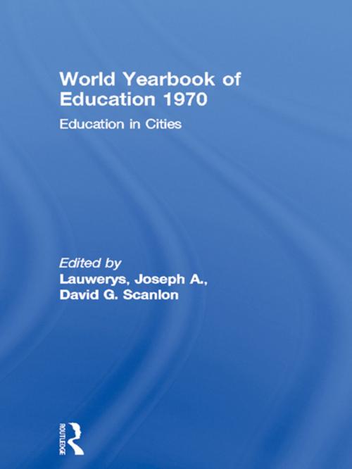 Cover of the book World Yearbook of Education 1970 by , Taylor and Francis