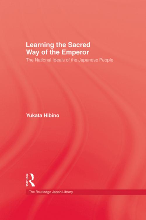 Cover of the book Learning Sacred Way Of Emperor by Hibino, Taylor and Francis