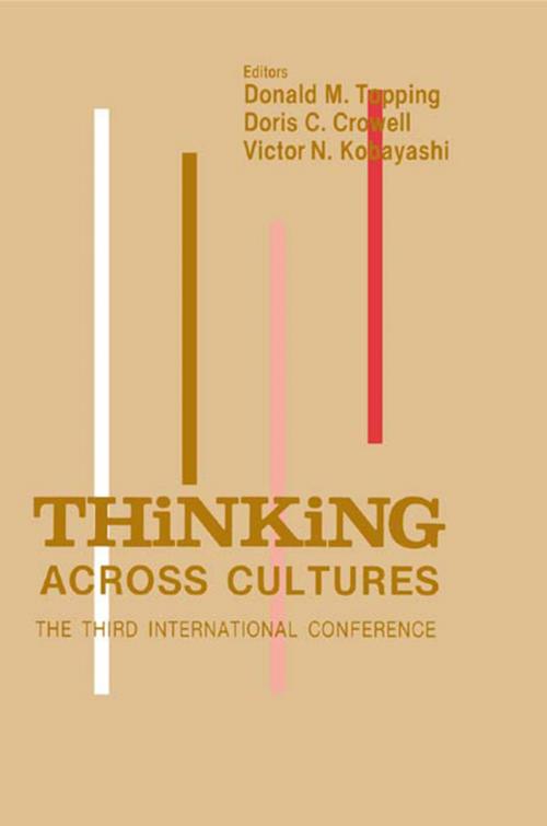 Cover of the book Thinking Across Cultures by , Taylor and Francis