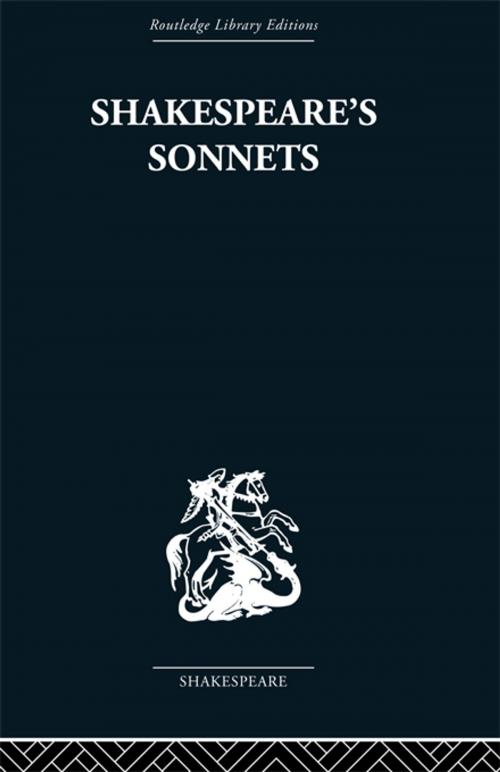 Cover of the book Shakespeare's Sonnets by Kenneth Muir, Taylor and Francis