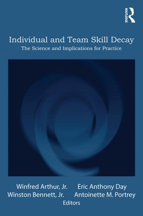Cover of the book Individual and Team Skill Decay by , Taylor and Francis