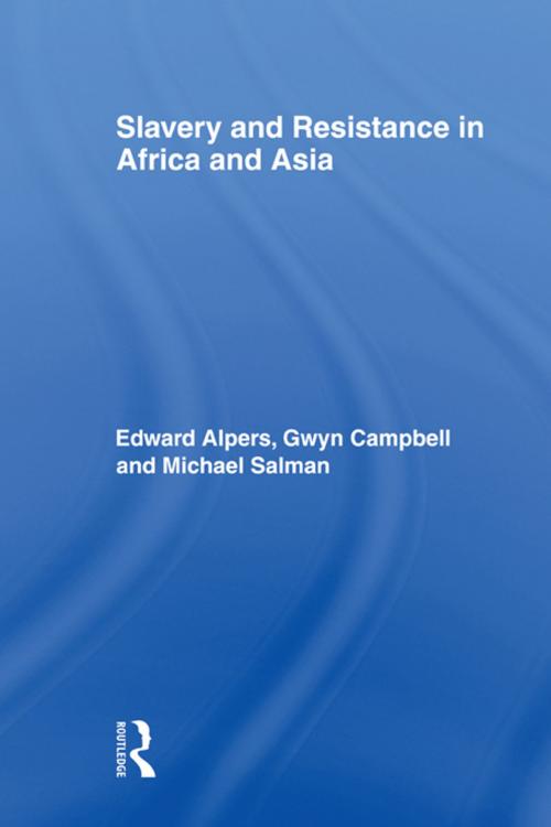 Cover of the book Slavery & Resistance In Africa by Edward A. Alpers, Gwyn Campbell, Michael Salman, Taylor and Francis