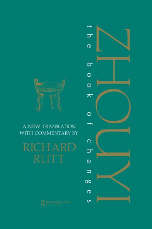 Cover of the book Zhouyi by Richard Rutt, Taylor and Francis