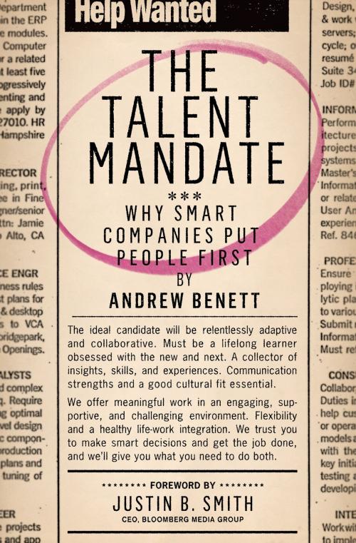 Cover of the book The Talent Mandate by Andrew Benett, W. Barksdale Maynard, Ann O'Reilly, St. Martin's Publishing Group