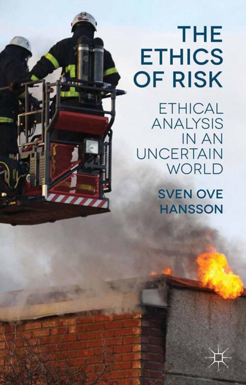 Cover of the book The Ethics of Risk by S. Hansson, Palgrave Macmillan UK