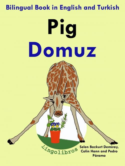 Cover of the book Bilingual Book in English and Turkish: Pig - Domuz - Learn Turkish Series by LingoLibros, LingoLibros