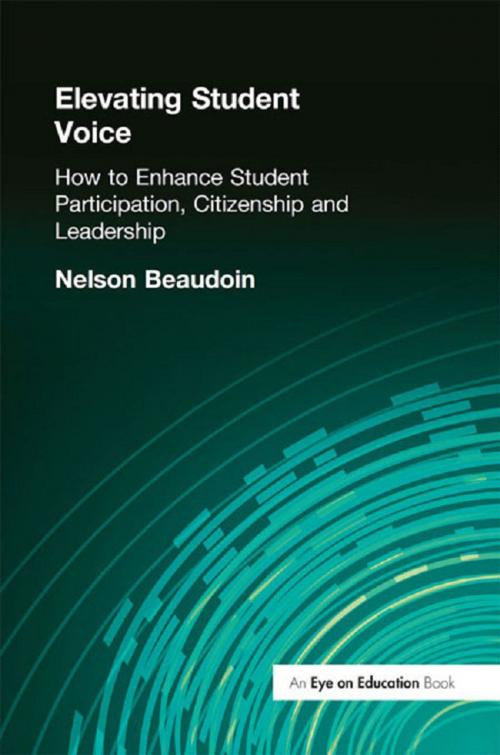 Cover of the book Elevating Student Voice by Nelson Beaudoin, Taylor and Francis