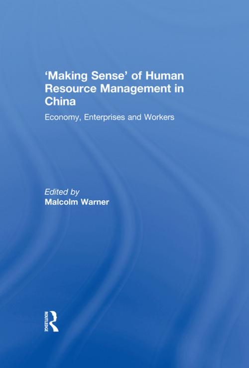 Cover of the book 'Making Sense' of Human Resource Management in China by , Taylor and Francis