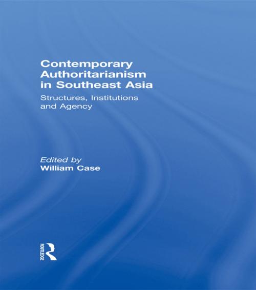 Cover of the book Contemporary Authoritarianism in Southeast Asia by , Taylor and Francis