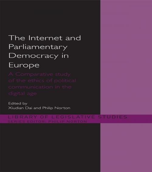 Cover of the book The Internet and European Parliamentary Democracy by , Taylor and Francis