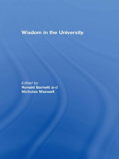 Cover of the book Wisdom in the University by , Taylor and Francis