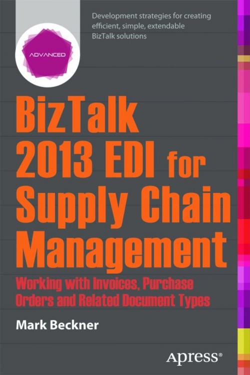 Cover of the book BizTalk 2013 EDI for Supply Chain Management by Mark Beckner, Apress