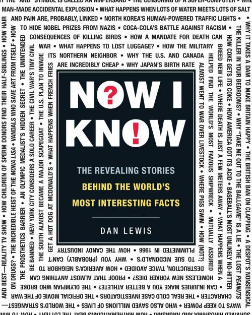 Cover of the book Now I Know by Dan Lewis, Adams Media
